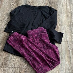 Old Navy Black and Pink Kids Matching Set